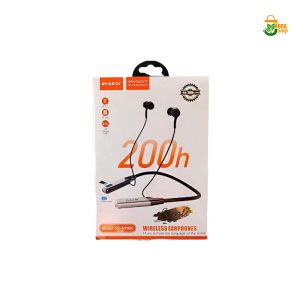 Recrsi Wireless Neckband Bluetooth Earphone RE-NY060 (চার্জিং ব্যাকআপ ২০০ ঘণ্টা)